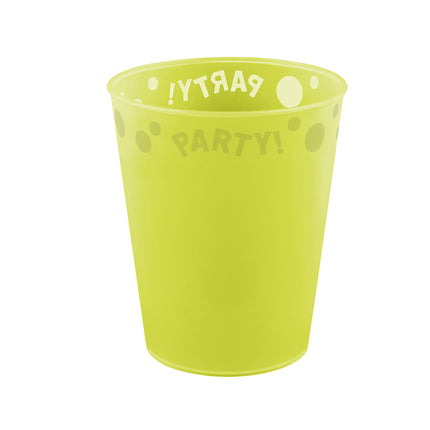 Partybecher Neongelb 250ml