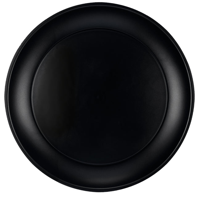 Party Wiederverwendbare Produkte Wiederverwendbarer Teller 21Cm Schwarz Farbe 1St