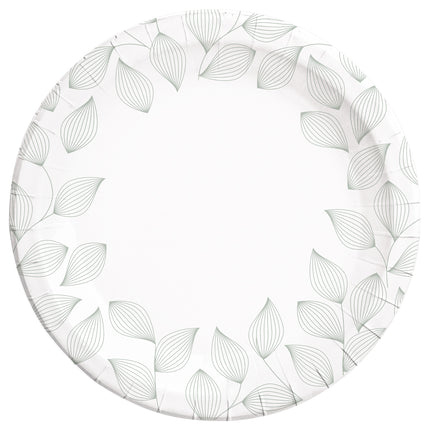 Everyday Designs Leaves Fsc Paper Plates Next Generation Large 23Cm (Deep Mould) 8St