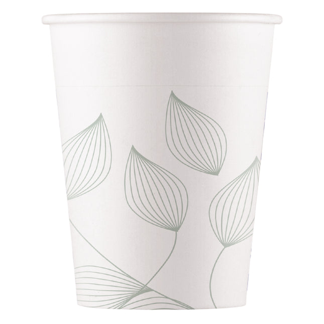 Everyday Designs Leaves Fsc Pappbecher 200Ml (Wm) 8St
