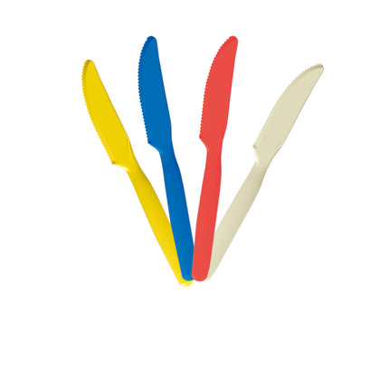 Buntes Besteck Messer Wiederverwendbar 8 Stk