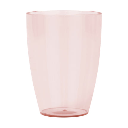 Rosa Becher Plastik 400ml 2Stk