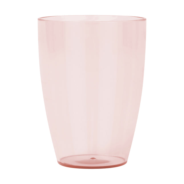 Wiederverwendbare halbtransparente Gläser Wiederverwendbare halbtransparente Becher in Rose Gold Farbe 2St
