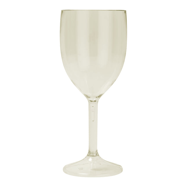 Wiederverwendbare halbtransparente Gläser Wiederverwendbare halbtransparente Weingläser in Beige Farbe 2St
