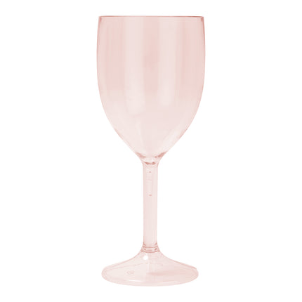 Wiederverwendbare halbtransparente Gläser Wiederverwendbare halbtransparente Weingläser in Rose Gold Farbe 2St