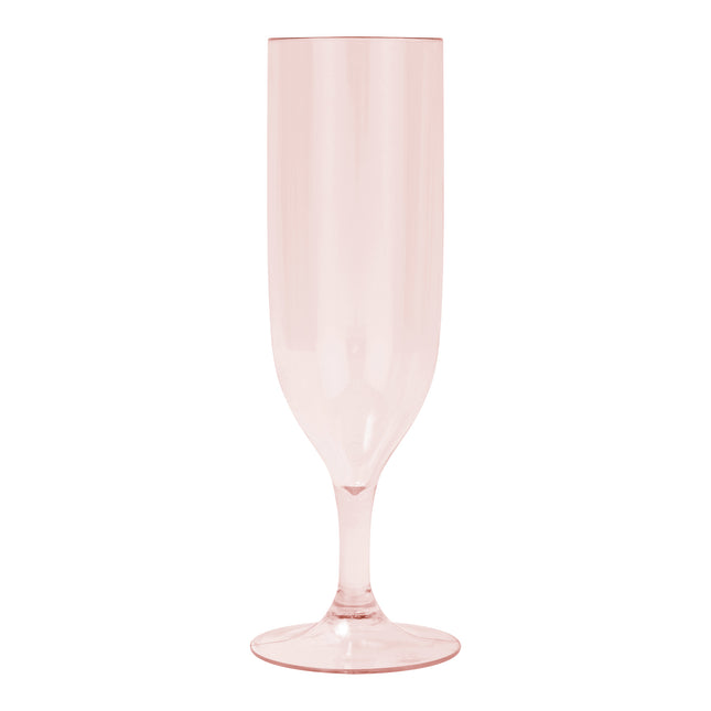 Wiederverwendbare halbtransparente Gläser Wiederverwendbare halbtransparente Champagnergläser in Rose Gold Farbe 2St