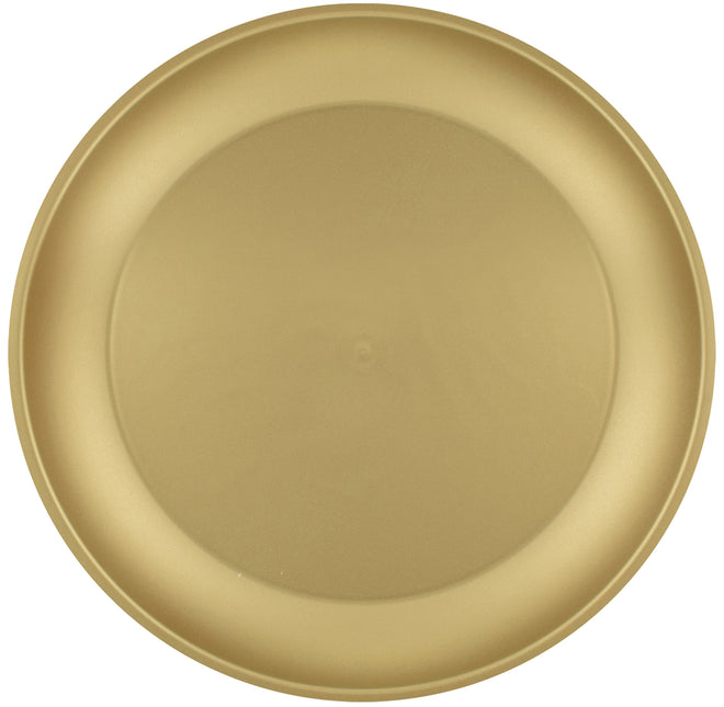 Wiederverwendbare Produkte Wiederverwendbare Teller 21Cm Gold 4St