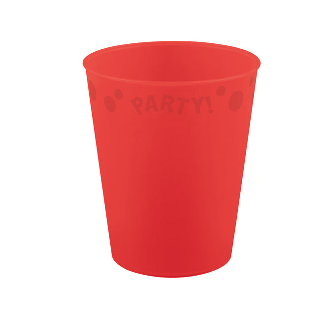 Party Mehrwegbecher Bright Colors Party Mehrwegbecher 250Ml Bright Red 1St