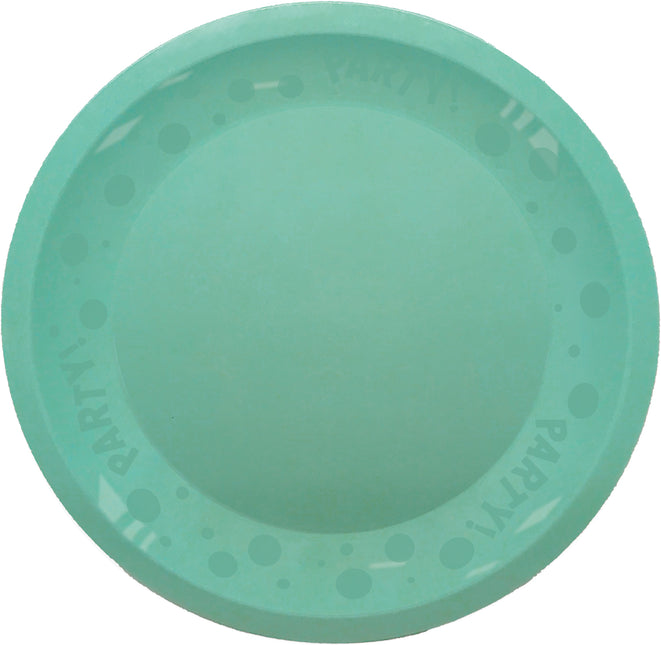 Party Wiederverwendbare Pastellfarben Party Wiederverwendbarer Teller 21Cm Mint Pastell 1St