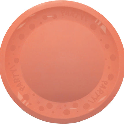 Party Wiederverwendbare Pastellfarben Party Wiederverwendbarer Teller 21Cm Lachs Pastell 1St