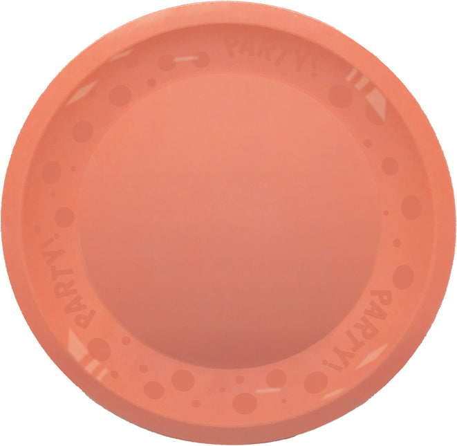 Party Wiederverwendbare Pastellfarben Party Wiederverwendbarer Teller 21Cm Lachs Pastell 1St