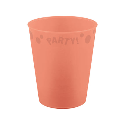 Party Cup Orange Pastell 250ml