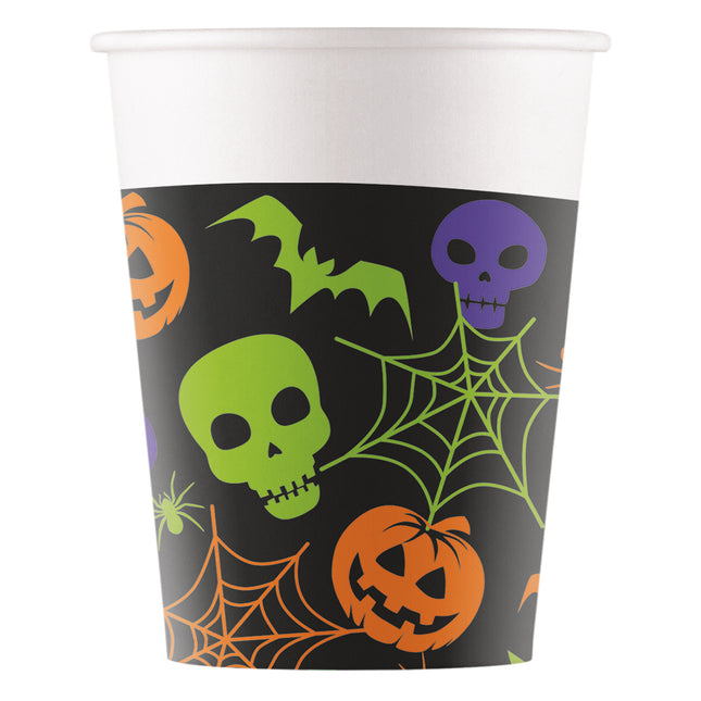 Happy Halloween Party Fsc Pappbecher 200Ml (Wm) 8St
