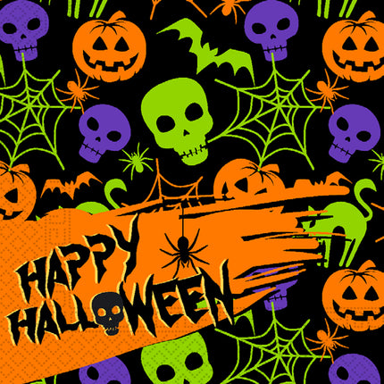 Happy Halloween Party Fsc Zwei Lagen Papier Servietten 33X33Cm 20St
