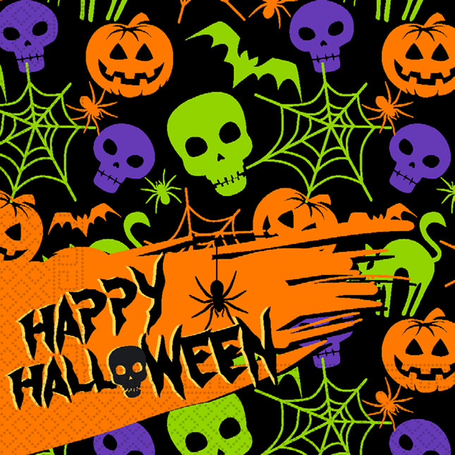 Happy Halloween Party Fsc Zwei Lagen Papier Servietten 33X33Cm 20St