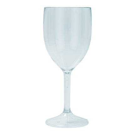Hellblaues Weinglas Kunststoff 300ml 2Stk