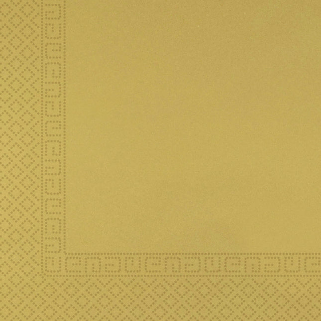 Goldene Servietten Metallic 33cm 20Stück