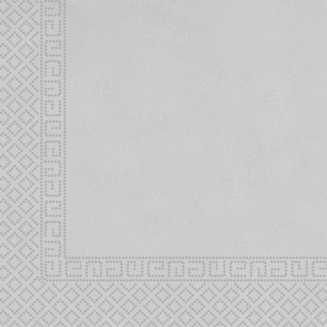 Silberne Servietten Metallic 33cm 20Stück