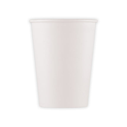 Weiße Becher Papier 200ml 10 Stk
