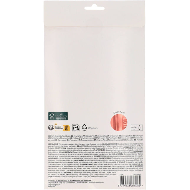 Rose Gold Türvorhang Matte 2m