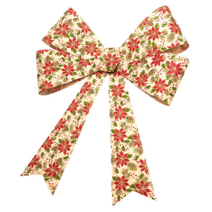 Riesige Weihnachtsstern-Schleife 71cm x 86cm