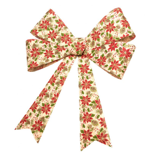 Riesige Weihnachtsstern-Schleife 71cm x 86cm