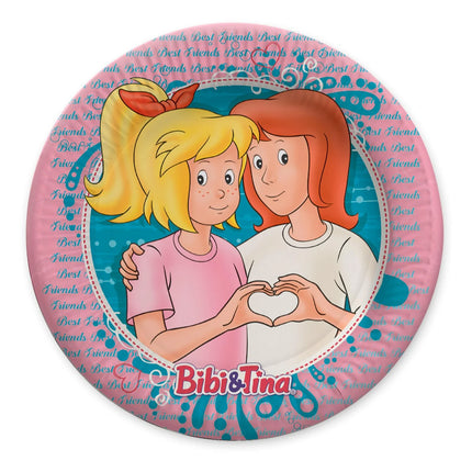 Bibi und Tina Teller 23 cm, 8 Stück
