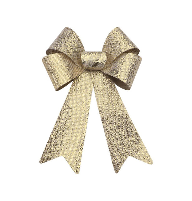 Gold Glitzer Schleife 22.9CM X 39.1CM