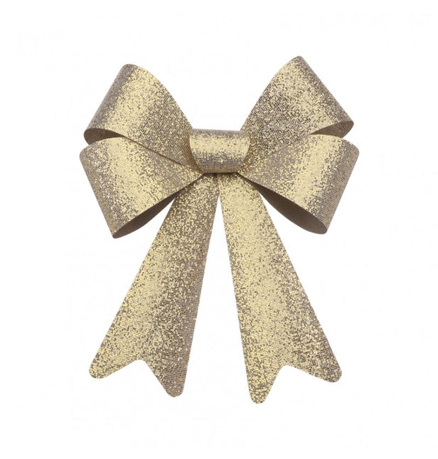 Gold Schleife Glitter 51cm