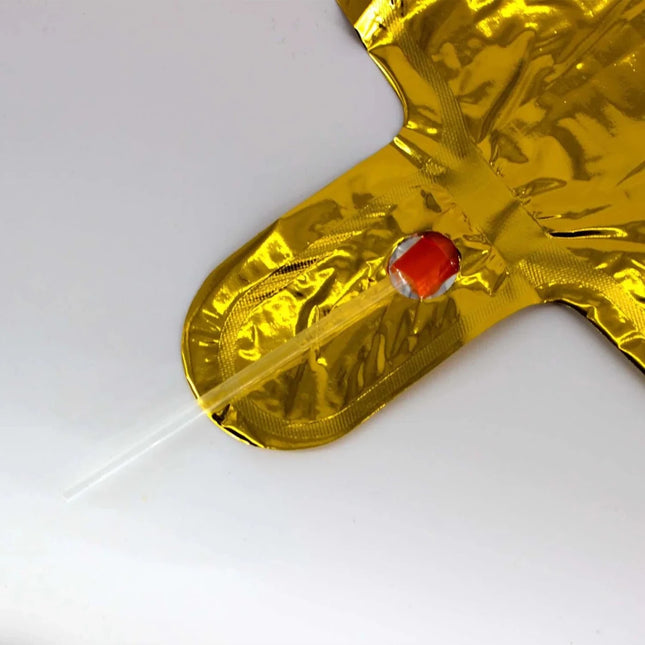 1 Jaar Cijfer Ballon Goud Leeg 85cm van VDV Benefit koop je bij Partywinkel