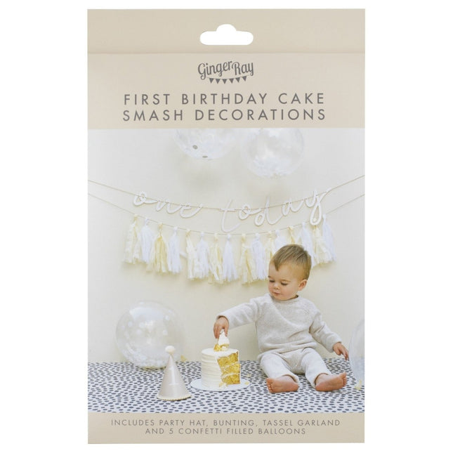 1 Jaar Versiering Pakket van Ginger Ray koop je bij Partywinkel