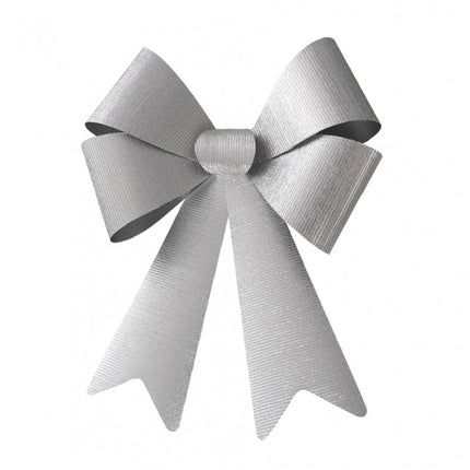 Maxi glänzende Silberschleife 50,8cm x 66cm