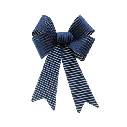 Marineblaue Kordsamtschleife 22,9cm x 39,1cm