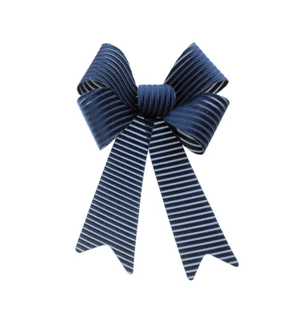 Marineblaue Kordsamtschleife 22,9cm x 39,1cm