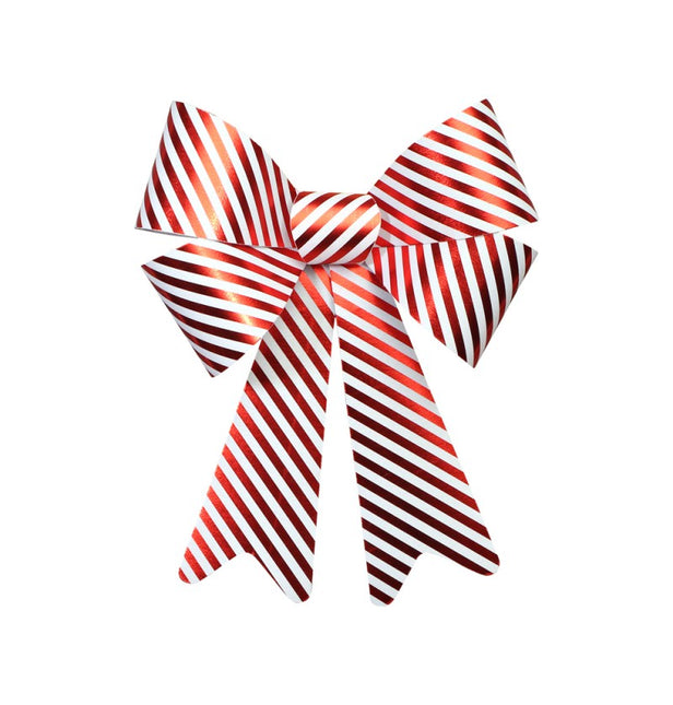 Fliege rot/weiß gestreift 36,5CM X 50,8CM