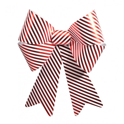PVC-Schleife mit Bonbon-Streifen 50,8cm x 66cm