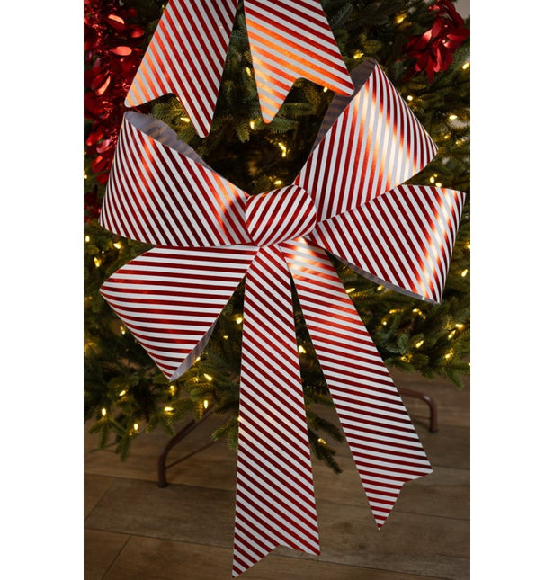 PVC-Schleife Bonbon-Streifen 71cm x 86cm