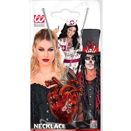 HALSKETTE HERZ HALLOWEEN