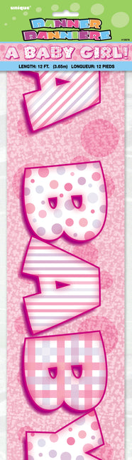 A Baby Girl Prisma Banner, 12 ft