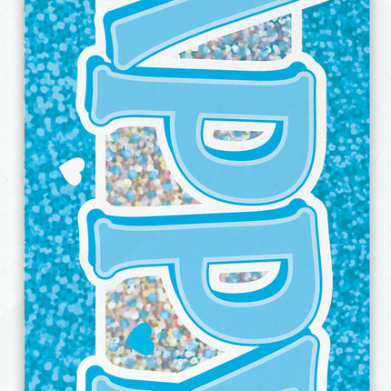 Blaues Banner Frohe Taufe 3,65m