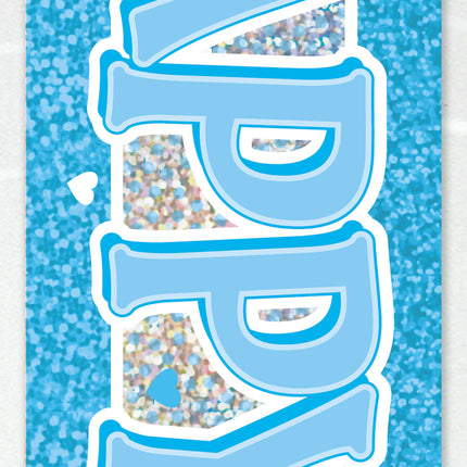 Blaues Banner Frohe Taufe 3,65m