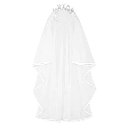 Brautschleier für Damen, weiß