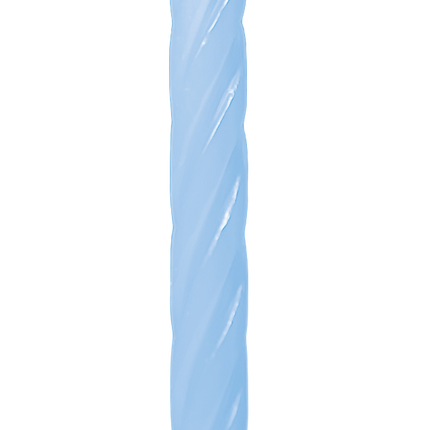 Hellblaue Kerzen, 5 cm, 24 Stück