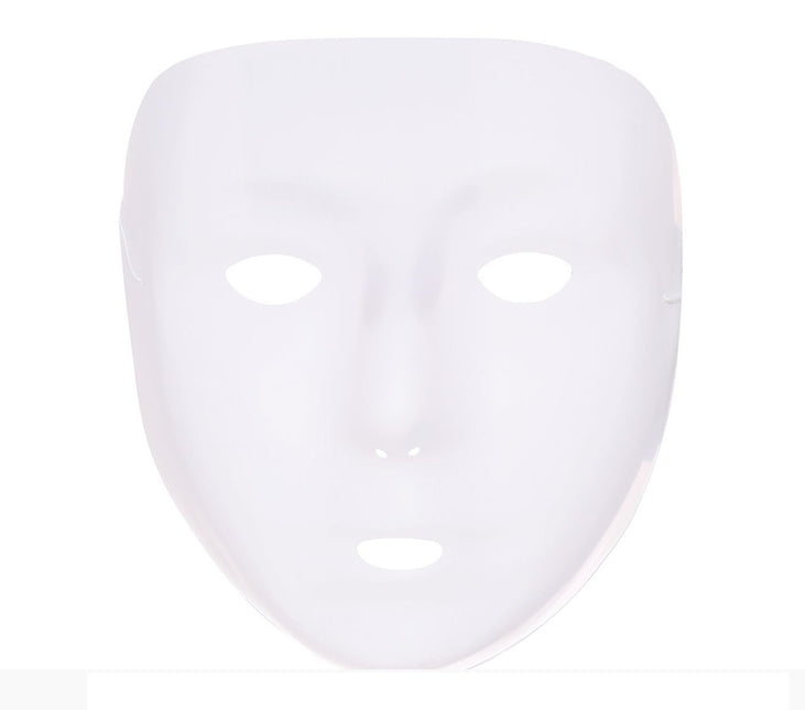 Halloween Gesichtsmaske weiß
