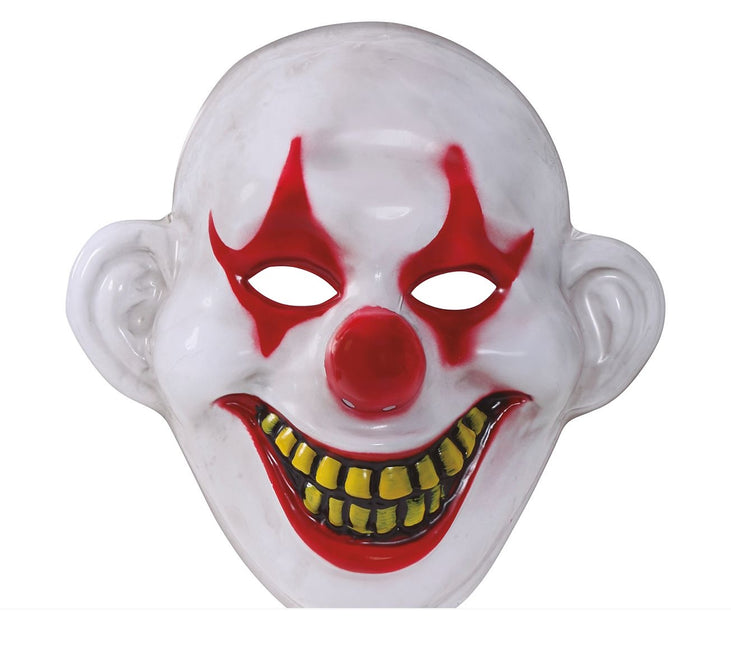 Halloween Clown Maske Weiß