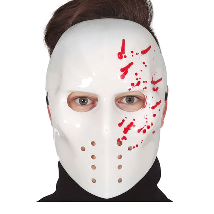 Halloween Blutige Hockey Maske