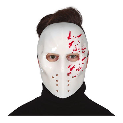 Halloween Blutige Hockey Maske
