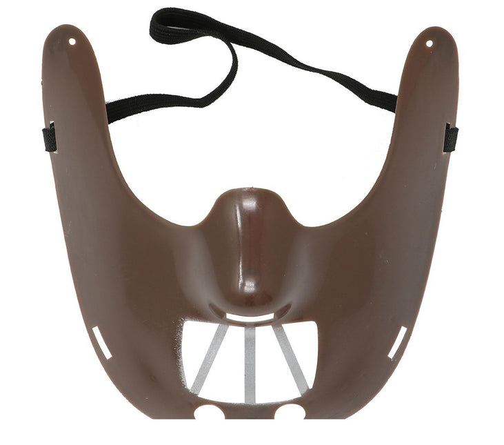 Halloween Mund Maske Braun