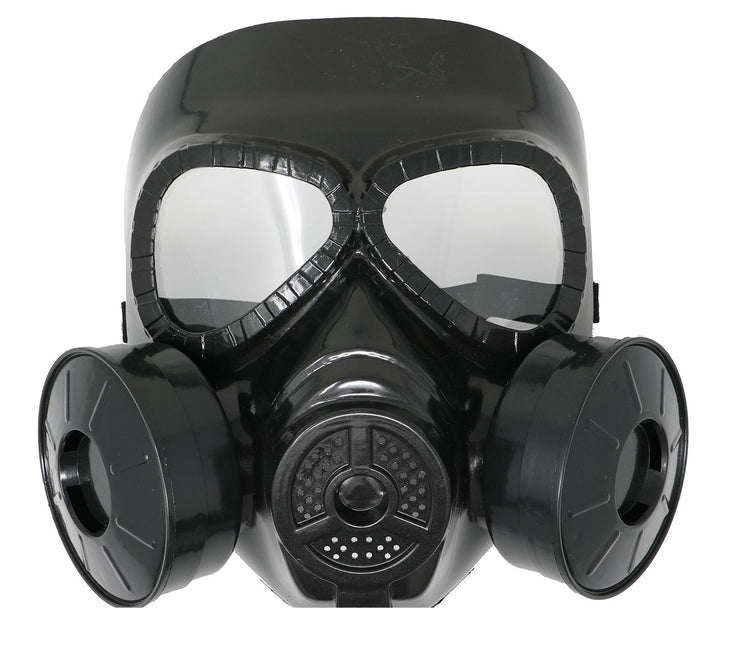 Halloween Gasmaske Schwarz