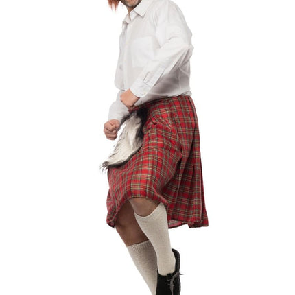 Schottischer Mann Kostüm - Ein-<tc>Größe</tc>